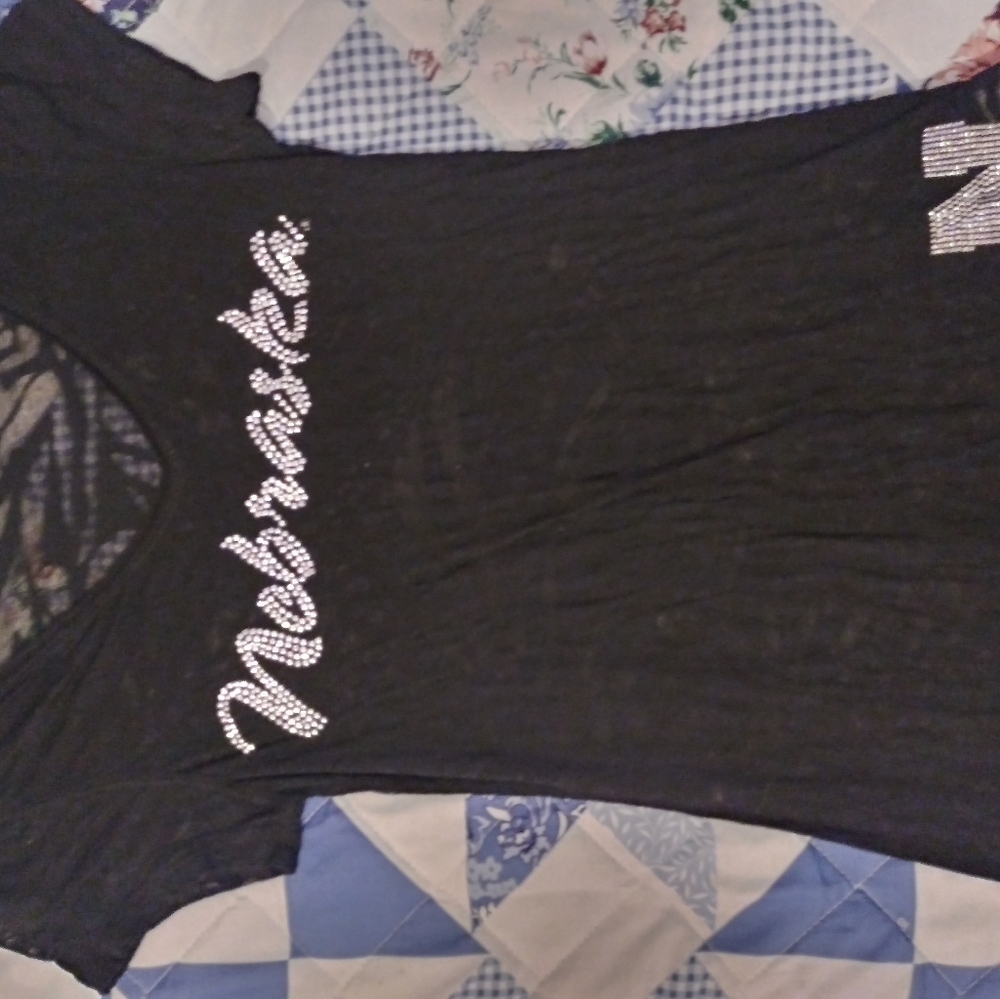 Nebraska jeweled t shirt
